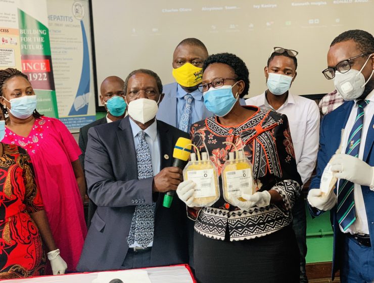 Health Minister Dr Aceng Launches Use of Convalescent Blood for COVID-19 Treatment